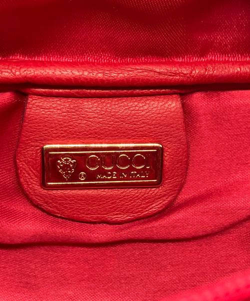GUCCI（グッチ）GUCCI (グッチ) ボディーバッグ レッドの古着・服飾アイテム