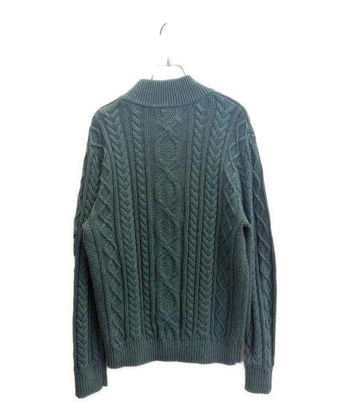 L.L.Bean（エルエルビーン）L.L.Bean (エルエルビーン) オーガニックコットンケーブルニットセーター ブルー サイズ:Ｓの古着・服飾アイテム