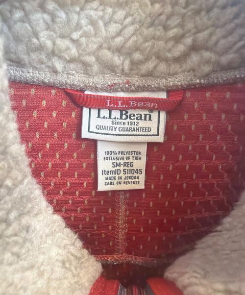 L.L.Bean（エルエルビーン）L.L.Bean (エルエルビーン) ボアフリースジャケット ブラウン サイズ:SMの古着・服飾アイテム