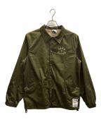 BORN X RAISEDボーン レイズド）の古着「コーチジャケット」｜カーキ