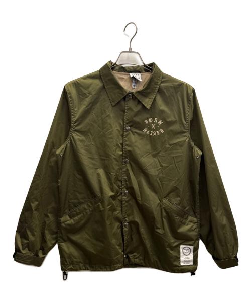 BORN X RAISED（ボーン レイズド）BORN X RAISED (ボーン レイズド) コーチジャケット カーキ サイズ:Ｓの古着・服飾アイテム