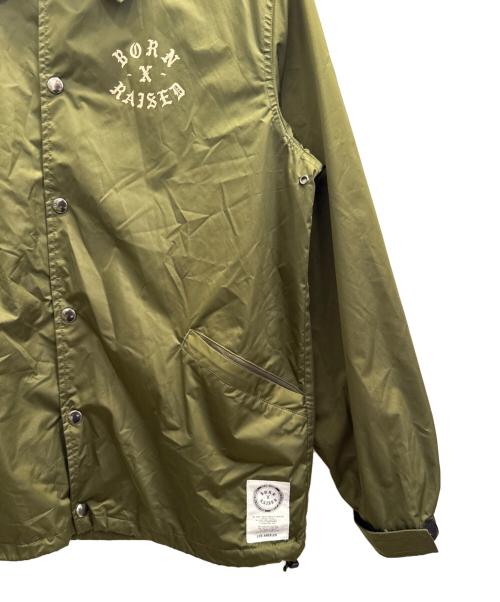 BORN X RAISED（ボーン レイズド）BORN X RAISED (ボーン レイズド) コーチジャケット カーキ サイズ:Ｓの古着・服飾アイテム