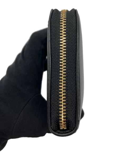 Vivienne Westwood（ヴィヴィアンウエストウッド）Vivienne Westwood (ヴィヴィアンウエストウッド) VINTAGE ORB ZIP LONG LEATHER WALLET ブラックの古着・服飾アイテム