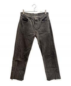 中古・古着通販】LEVI'S (リーバイス) 先染めデニムパンツ ブラック