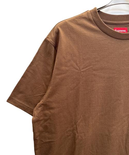 SUPREME（シュプリーム）SUPREME (シュプリーム) 半袖カットソー ブラウン サイズ:Ｌの古着・服飾アイテム
