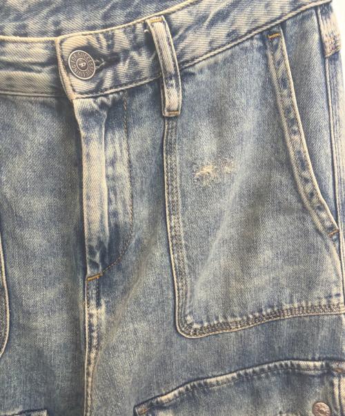DIESEL（ディーゼル）DIESEL (ディーゼル) P-MIRTA-OUT デニムカーゴパンツ インディゴ サイズ:W23の古着・服飾アイテム