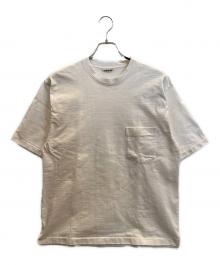 AURALEE（オーラリー）の古着「半袖カットソー　STAND-UP TEE」｜ホワイト
