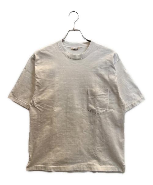 AURALEE（オーラリー）AURALEE (オーラリー) 半袖カットソー　STAND-UP TEE ホワイト サイズ:SIZE 5の古着・服飾アイテム