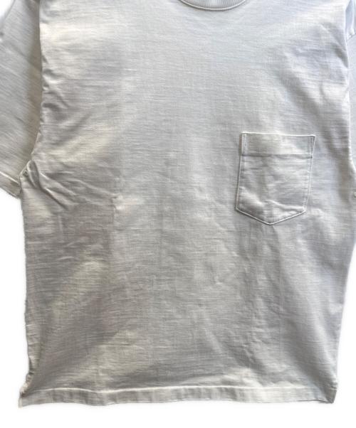 AURALEE（オーラリー）AURALEE (オーラリー) 半袖カットソー　STAND-UP TEE ホワイト サイズ:SIZE 5の古着・服飾アイテム