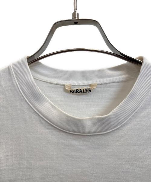 AURALEE（オーラリー）AURALEE (オーラリー) 半袖カットソー　STAND-UP TEE ホワイト サイズ:SIZE 5の古着・服飾アイテム