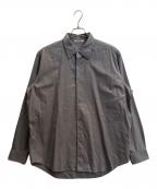 AURALEEオーラリー）の古着「WASHED FINX TWILL SHIRTS」｜グレー