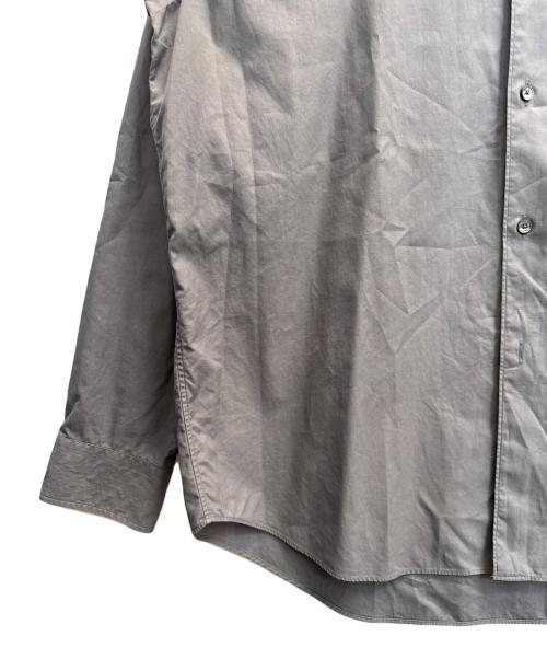AURALEE（オーラリー）AURALEE (オーラリー) WASHED FINX TWILL SHIRTS グレー サイズ:5の古着・服飾アイテム