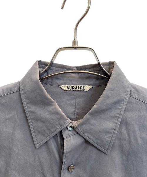 AURALEE（オーラリー）AURALEE (オーラリー) WASHED FINX TWILL SHIRTS グレー サイズ:5の古着・服飾アイテム