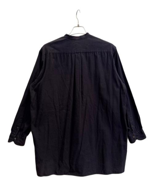 COMOLI（コモリ）COMOLI (コモリ) コットンネルバンドカラーシャツ ネイビー サイズ:3の古着・服飾アイテム
