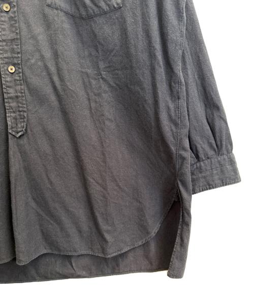 COMOLI（コモリ）COMOLI (コモリ) コットンネルバンドカラーシャツ ネイビー サイズ:3の古着・服飾アイテム
