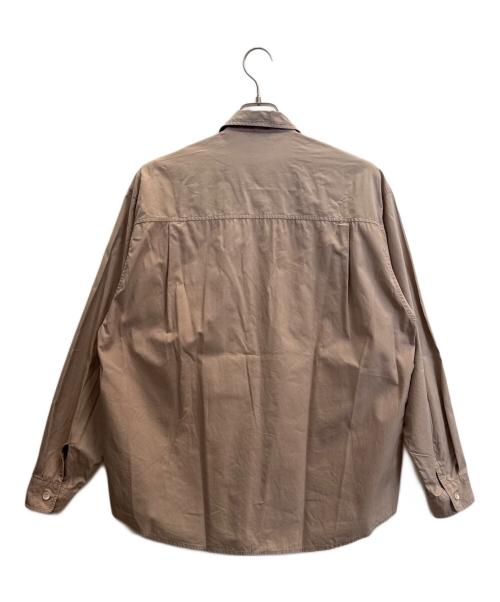 AURALEE（オーラリー）AURALEE (オーラリー) 長袖シャツ　	WASHED FINX TWILL BIG SHIRTS ベージュ サイズ:4の古着・服飾アイテム