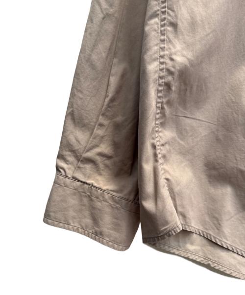 AURALEE（オーラリー）AURALEE (オーラリー) 長袖シャツ　	WASHED FINX TWILL BIG SHIRTS ベージュ サイズ:4の古着・服飾アイテム