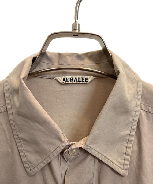 AURALEE（オーラリー）AURALEE (オーラリー) 長袖シャツ　	WASHED FINX TWILL BIG SHIRTS ベージュ サイズ:4の古着・服飾アイテム
