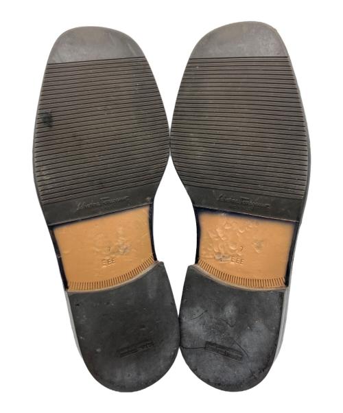 Salvatore Ferragamo（サルヴァトーレ フェラガモ）Salvatore Ferragamo (サルヴァトーレ フェラガモ) カーフローファー ブラック サイズ:SIZE 25cmの古着・服飾アイテム