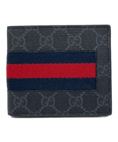 GUCCI グッチ　二つ折り財布　折りたたみ　joyライン　シェリーライン 中古・古着通販】GUCCI (グッチ) シェリーライン二つ折り財布