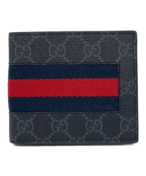 GUCCI（グッチ）GUCCI (グッチ) シェリーライン二つ折り財布の古着・服飾アイテム
