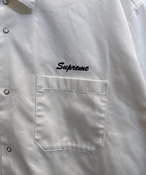 SUPREME（シュプリーム）SUPREME (シュプリーム) Margaret Keane Teardrop work shirt ホワイト サイズ:XLの古着・服飾アイテム