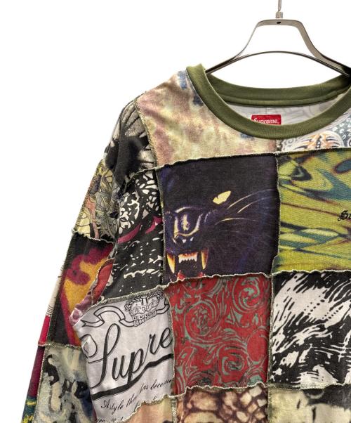 SUPREME（シュプリーム）SUPREME (シュプリーム) Mosaic Patchwork L/S マルチカラー サイズ:XLの古着・服飾アイテム