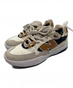 NEW BALANCEニューバランス）の古着「	Tiago Lemos x Numeric 808 'Sea Salt Tan' ローカットスニーカー」｜ベージュ×カーキ