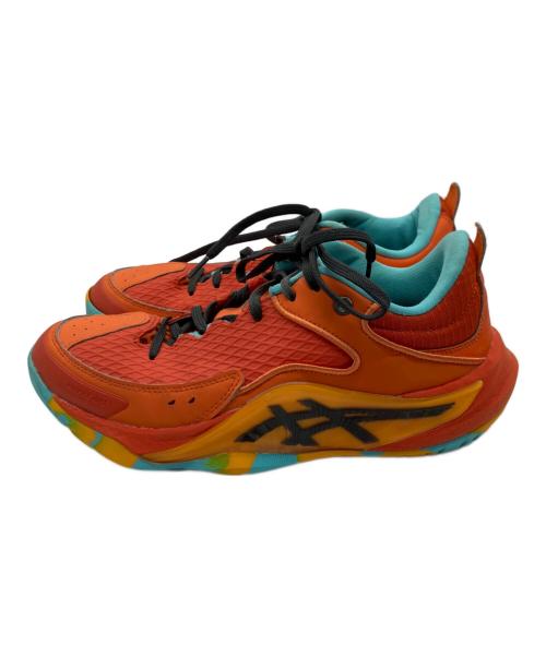 asics（アシックス）asics (アシックス) 	UNPRE ARS LOW3 オレンジ×スカイブルー サイズ:	SIZE 25.5cmの古着・服飾アイテム