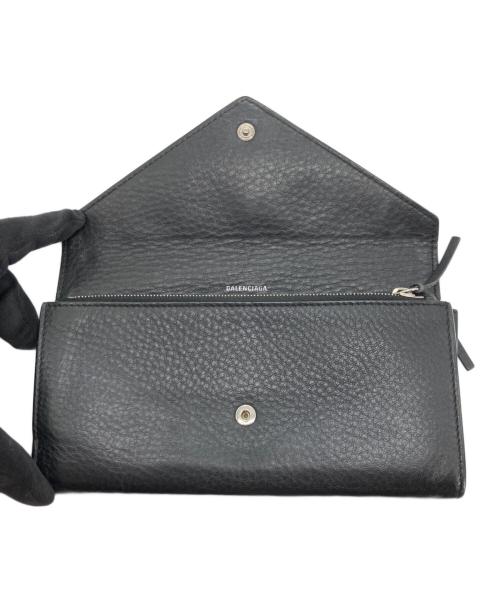 BALENCIAGA（バレンシアガ）BALENCIAGA (バレンシアガ) 長財布 ブラックの古着・服飾アイテム