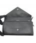 中古・古着 BALENCIAGA (バレンシアガ) 長財布 ブラック：11000円