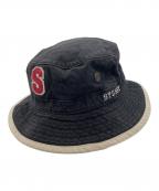 stussyステューシー）の古着「90s’バケットハット」｜ブラック