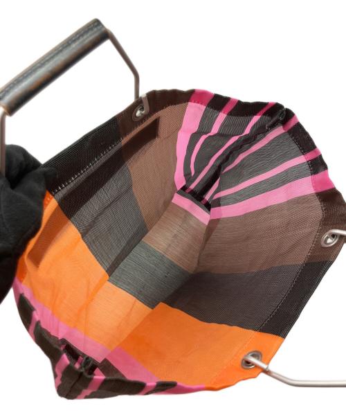 MARNI（マルニ）MARNI (マルニ) フラワーカフェストライプトートバッグ マルチカラーの古着・服飾アイテム