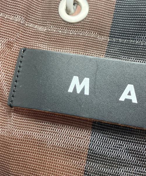 MARNI（マルニ）MARNI (マルニ) フラワーカフェストライプトートバッグ マルチカラーの古着・服飾アイテム