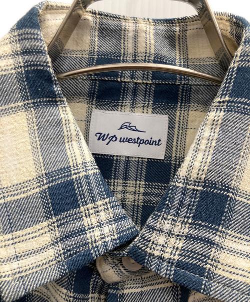 WP WESTPOINT（ダブルピー ウエストポイント）WP WESTPOINT (ダブルピー ウエストポイント) シャツ ブルー サイズ:Ｓの古着・服飾アイテム