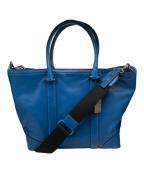 COACHコーチ）の古着「Bleecker Legacy Business Tote」｜ブルー