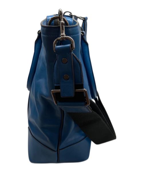 COACH（コーチ）COACH (コーチ) Bleecker Legacy Business Tote ブルーの古着・服飾アイテム