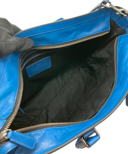 COACH（コーチ）COACH (コーチ) Bleecker Legacy Business Tote ブルーの古着・服飾アイテム