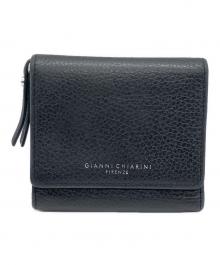 GIANNI CHIARINI（ジャンニ キアリーニ）の古着「2つ折り財布」｜ブラック
