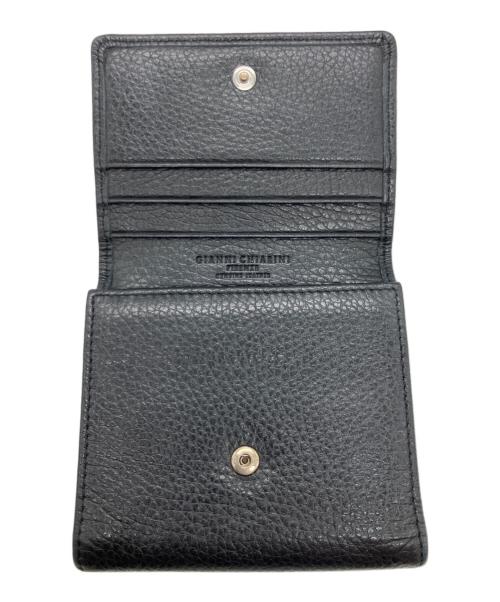GIANNI CHIARINI（ジャンニ キアリーニ）GIANNI CHIARINI (ジャンニ キアリーニ) 2つ折り財布 ブラックの古着・服飾アイテム