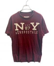 Aeropostale（エアロポステール）の古着「半袖カットソー」｜レッド