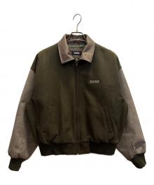 X-LARGE（エクストララージ）の古着「ウールワークジャケット」｜ブラウン×グリーン