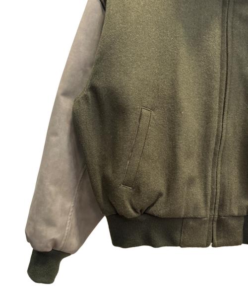 X-LARGE（エクストララージ）X-LARGE (エクストララージ) ウールワークジャケット ブラウン×グリーン サイズ:Мの古着・服飾アイテム