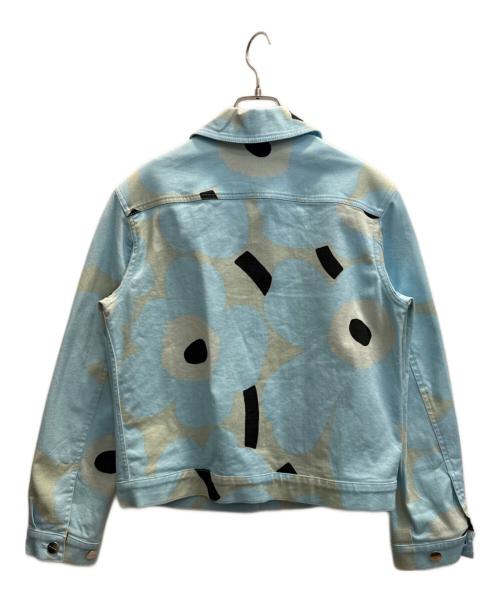marimekko（マリメッコ）marimekko (マリメッコ) Ranta Unikko naisten takki ブルー サイズ:XXSの古着・服飾アイテム