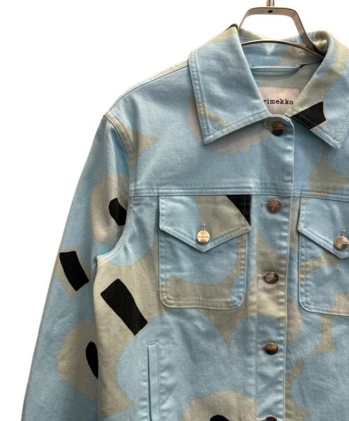 marimekko（マリメッコ）marimekko (マリメッコ) Ranta Unikko naisten takki ブルー サイズ:XXSの古着・服飾アイテム
