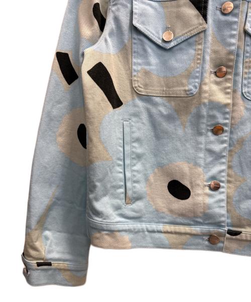marimekko（マリメッコ）marimekko (マリメッコ) Ranta Unikko naisten takki ブルー サイズ:XXSの古着・服飾アイテム