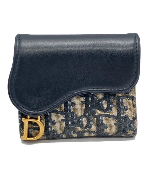 Christian Dior（クリスチャン ディオール）Christian Dior (クリスチャン ディオール) オブリークジャカード ブラック×ベージュの古着・服飾アイテム