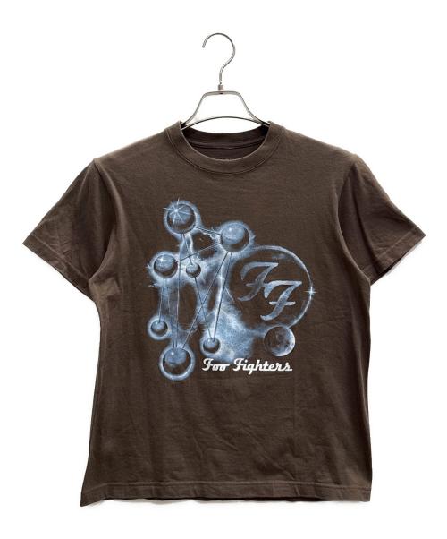 Foo Fighters（フー・ファイターズ）Foo Fighters (フー・ファイターズ) 半袖Tシャツ ブラウン サイズ:Ｓの古着・服飾アイテム