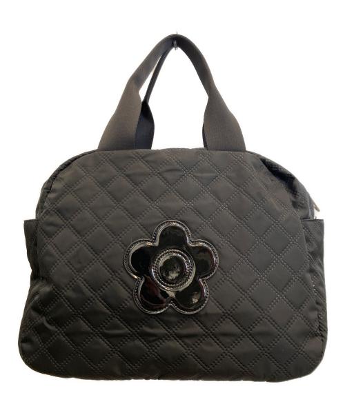 MARY QUANT（マリークヮント）MARY QUANT (マリークヮント) キルティング2WAYバッグ ブラックの古着・服飾アイテム