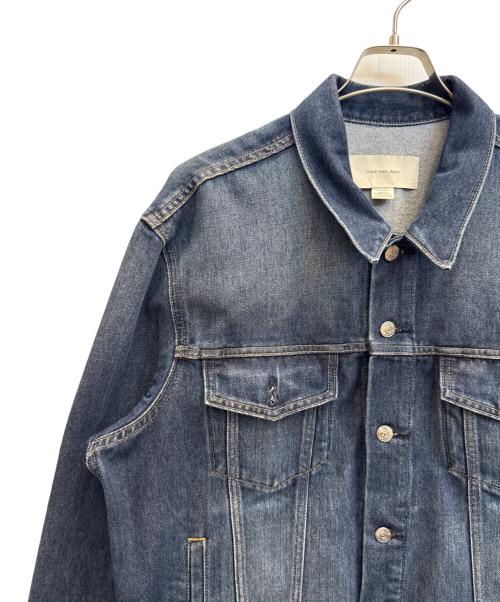 Calvin Klein（カルバンクライン）Calvin Klein (カルバンクライン) デニムジャケット ブルー サイズ:XLの古着・服飾アイテム